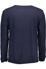 Tommy Hilfiger Blue Cotton Men Men's Sweater