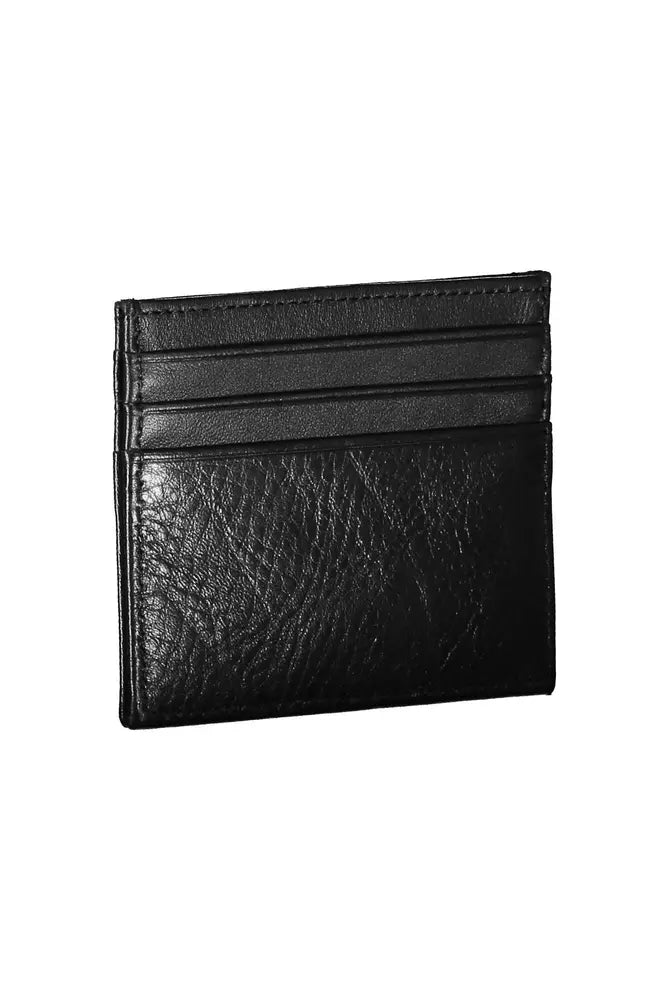 Tommy Hilfiger Black Leather Men Men's Wallet