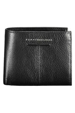 Tommy Hilfiger Black Leather Men Men's Wallet