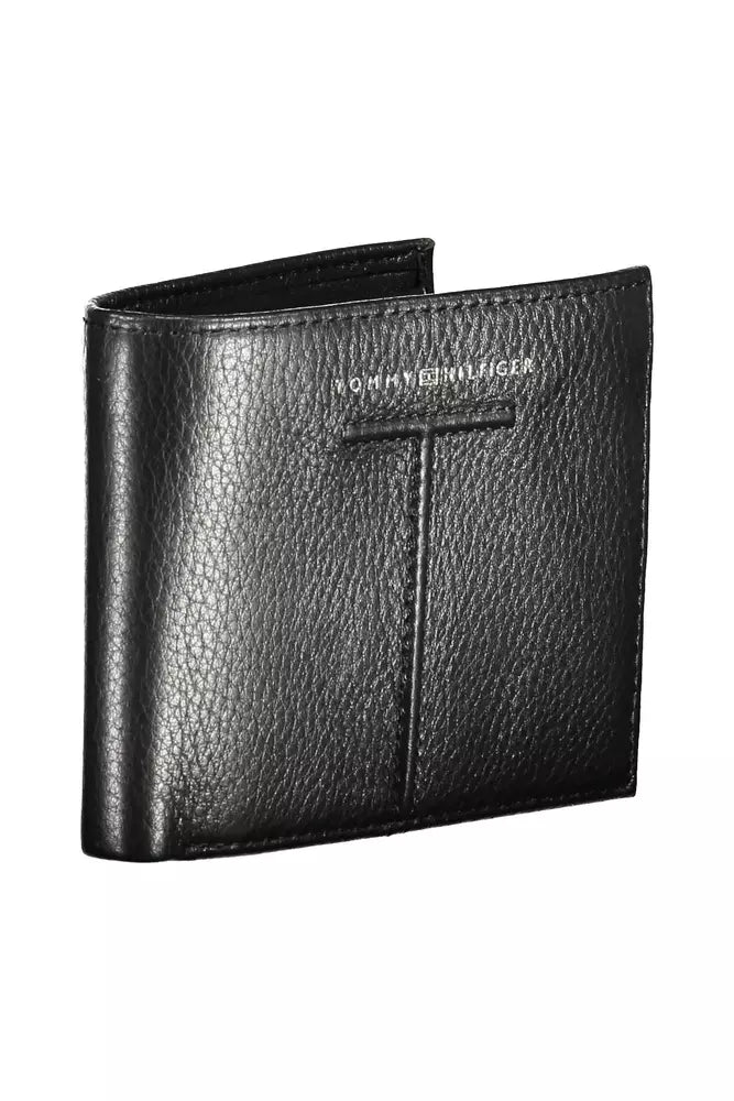 Tommy Hilfiger Black Leather Men Men's Wallet