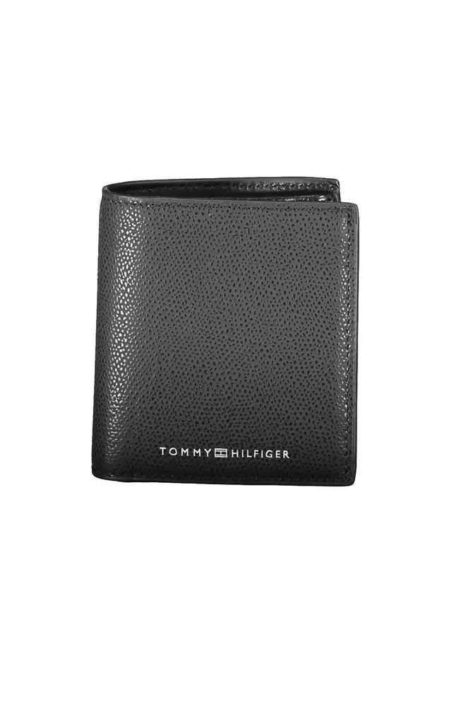 Tommy Hilfiger Black Leather Men Men's Wallet