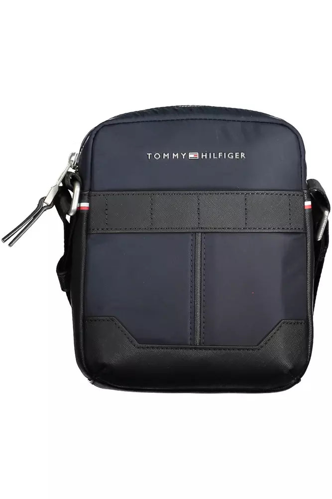 Tommy Hilfiger Blue Polyester Men Shoulder Men's Bag