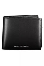 Tommy Hilfiger Black Leather Men Men's Wallet