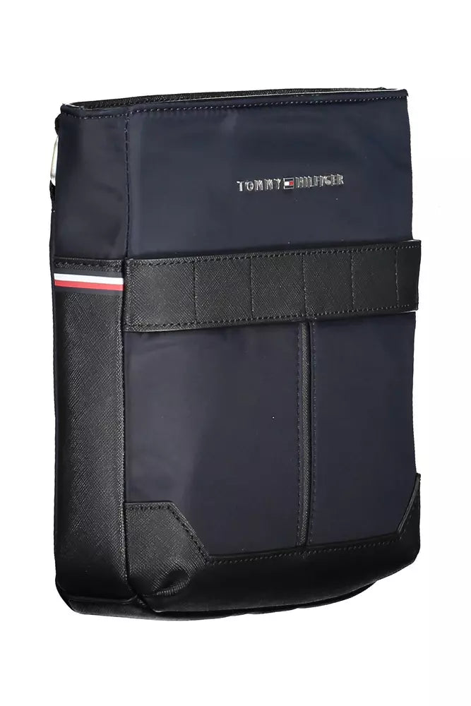 Tommy Hilfiger Blue Polyester Men Shoulder Men's Bag