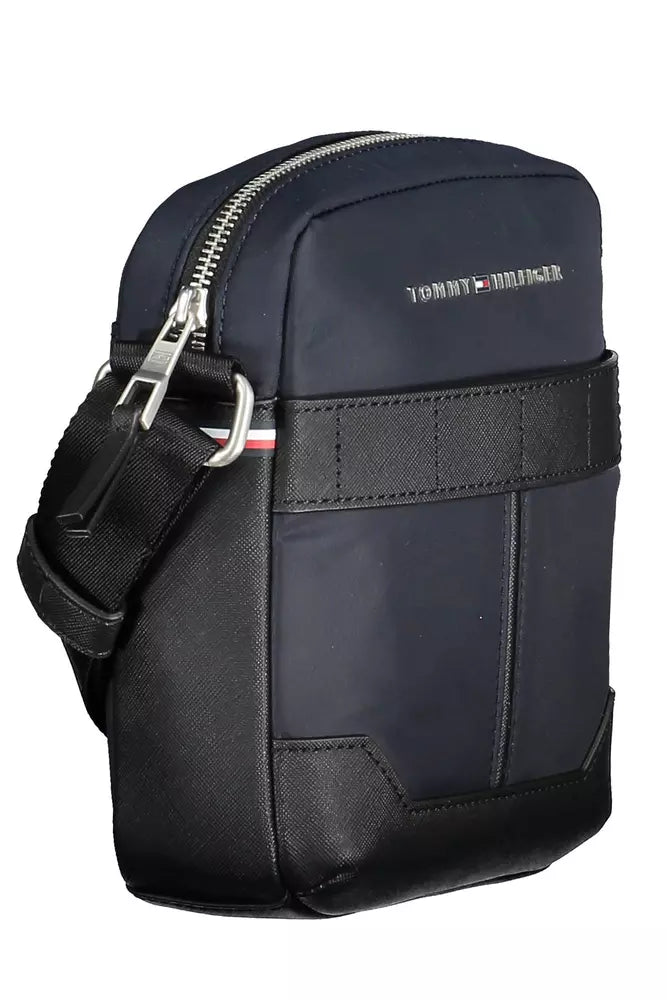 Tommy Hilfiger Blue Polyester Men Shoulder Men's Bag