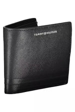 Tommy Hilfiger Black Leather Men Men's Wallet