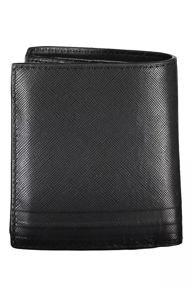 Tommy Hilfiger Black Leather Men Men's Wallet