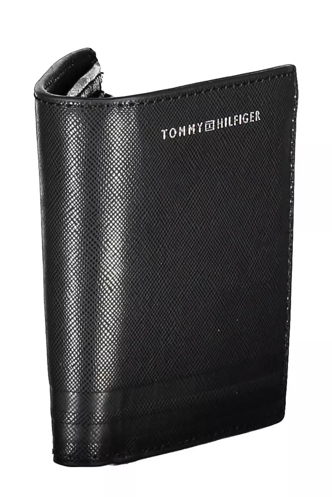 Tommy Hilfiger Black Leather Men Men's Wallet