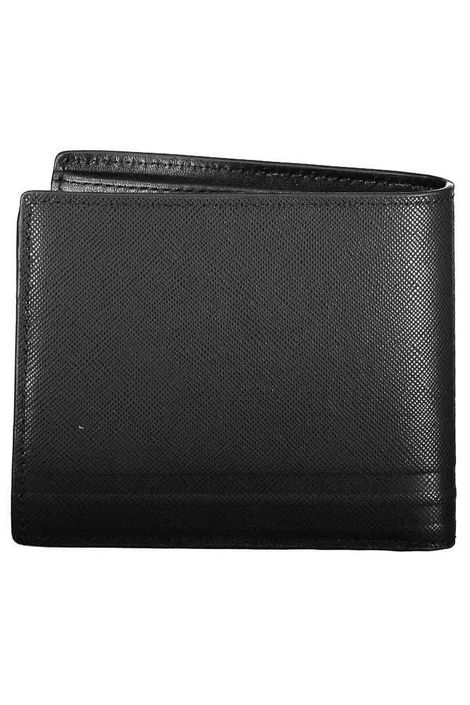 Tommy Hilfiger Black Leather Men Men's Wallet