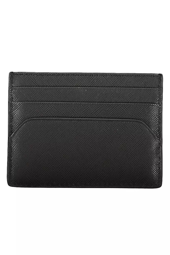 Tommy Hilfiger Black Leather Men Men's Wallet