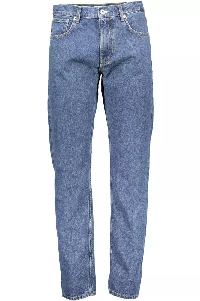 Gant Blue Cotton Men Men's Jeans