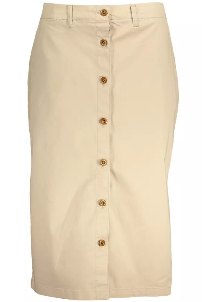 Gant Beige Cotton Women Women's Skirt