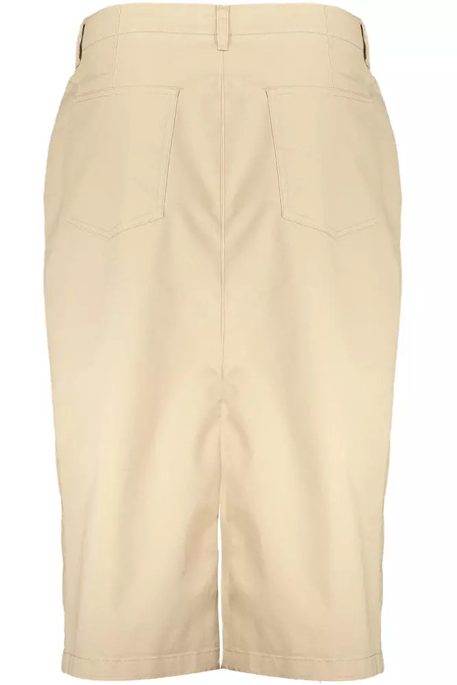 Gant Beige Cotton Women Women's Skirt