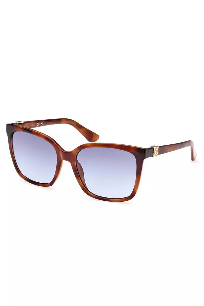 Guess Jeans Brown Injected Women Women's Sunglass