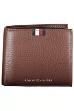 Tommy Hilfiger Brown Leather Men Men's Wallet