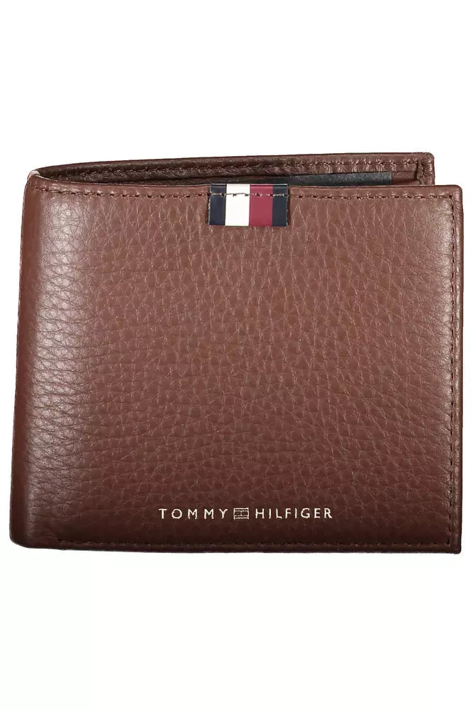 Tommy Hilfiger Brown Leather Men Men's Wallet