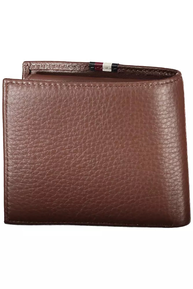 Tommy Hilfiger Brown Leather Men Men's Wallet