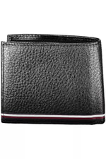 Tommy Hilfiger Black Leather Men Men's Wallet