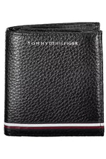 Tommy Hilfiger Black Leather Men Men's Wallet