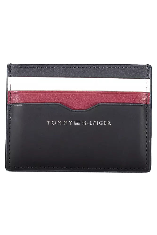 Tommy Hilfiger Blue Leather Men Men's Wallet