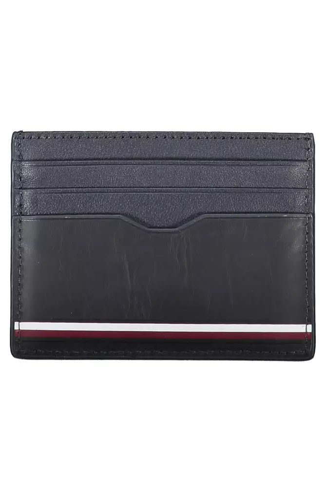 Tommy Hilfiger Blue Leather Men Men's Wallet