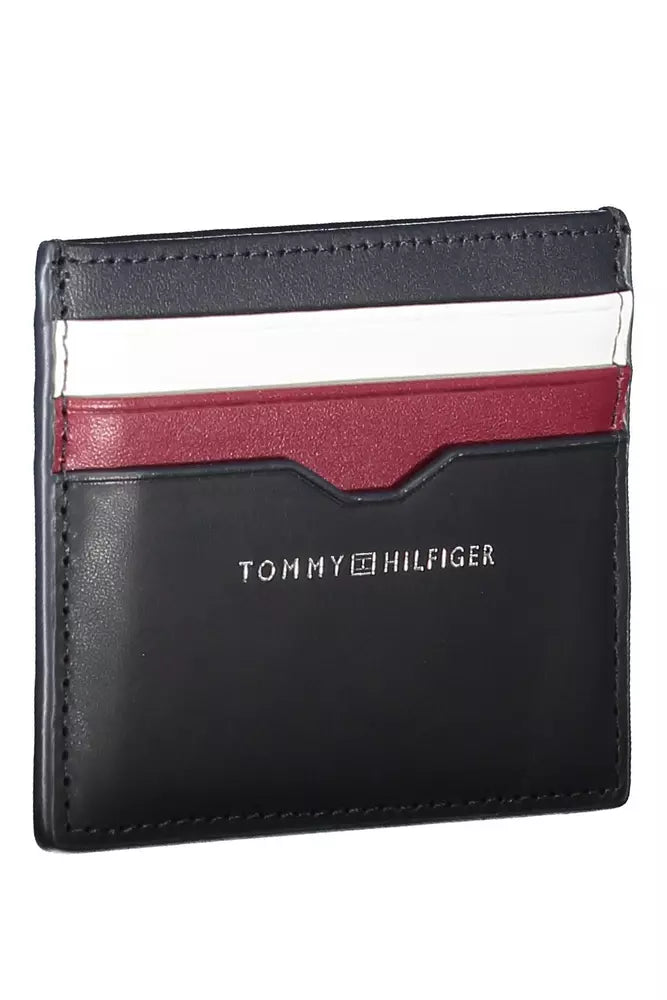 Tommy Hilfiger Blue Leather Men Men's Wallet