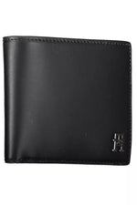 Tommy Hilfiger Black Leather Men Men's Wallet