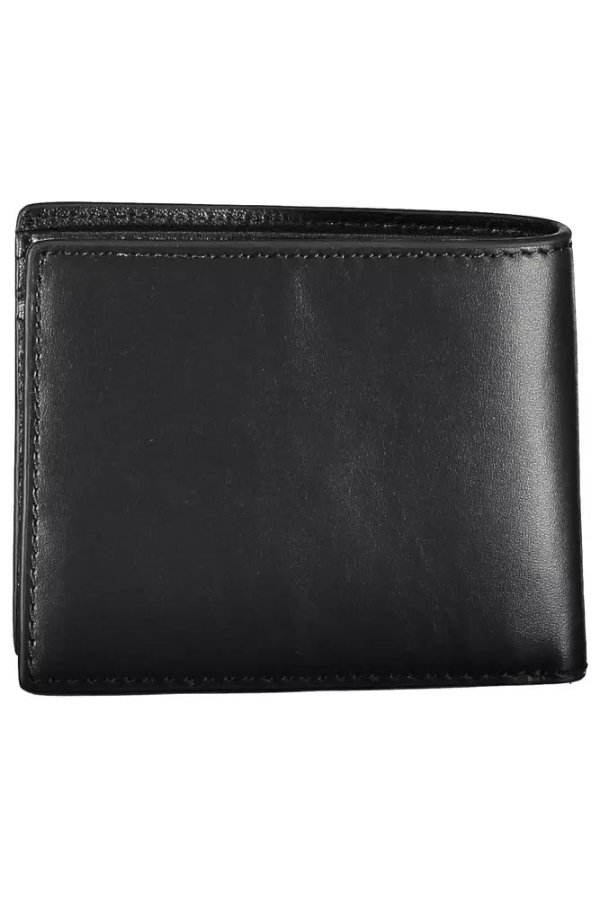 Tommy Hilfiger Black Leather Men Men's Wallet