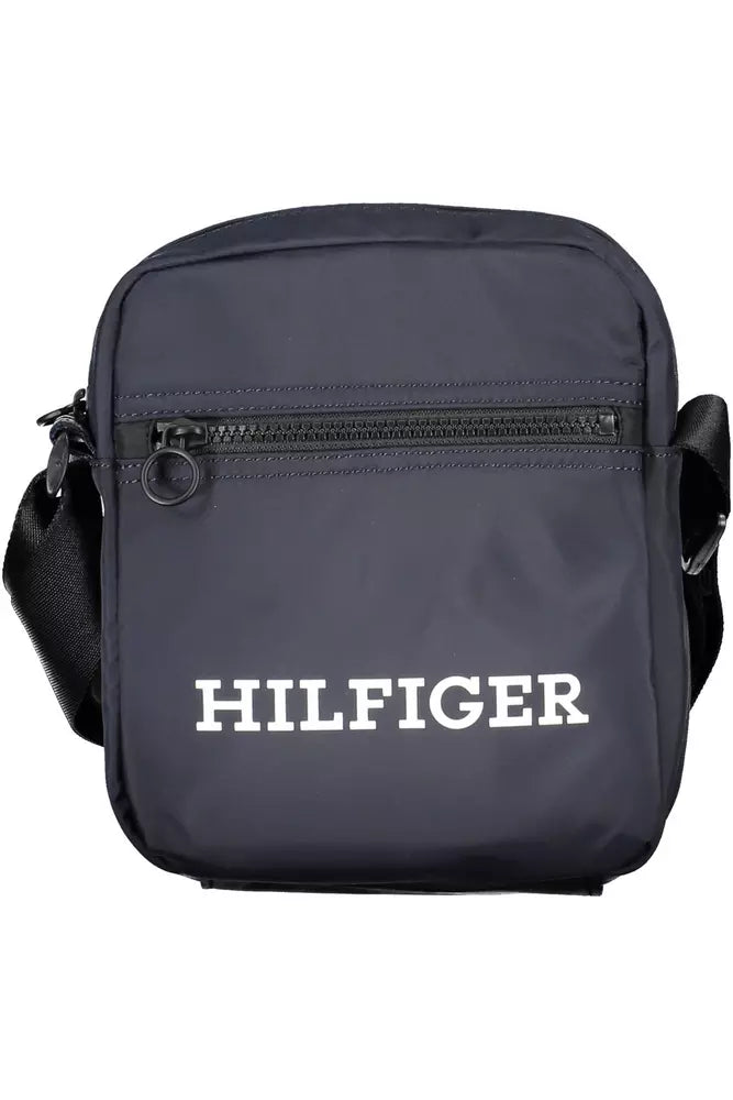 Tommy Hilfiger Blue Polyester Men Shoulder Men's Bag