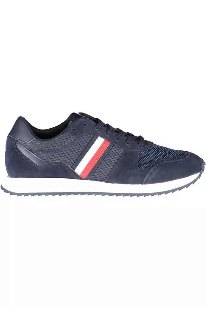 Tommy Hilfiger Blue Polyester Men Men's Sneaker