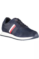 Tommy Hilfiger Blue Polyester Men Men's Sneaker