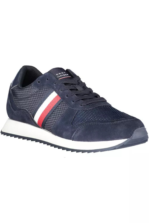 Tommy Hilfiger Blue Polyester Men Men's Sneaker