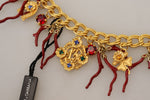 Dolce & Gabbana Opulent Multicolor Crystal Statement Women's Necklace