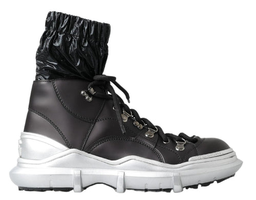 Dolce & Gabbana Black High Top Sneaker Men's Bootie