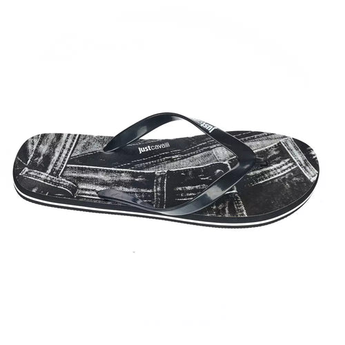 Just Cavalli Black EVA Men Men's Sandal