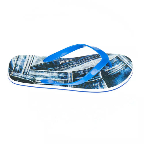 Just Cavalli Light Blue EVA Mens Men's Sandal