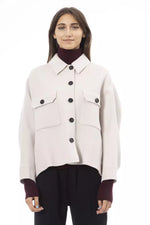 Alpha Studio White Wool Women Women's Blazer