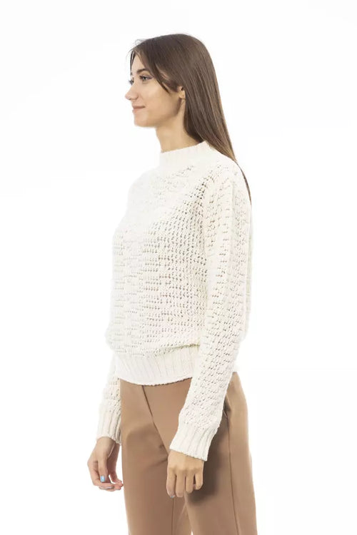 Alpha Studio White Polyamide Women Women's Sweater