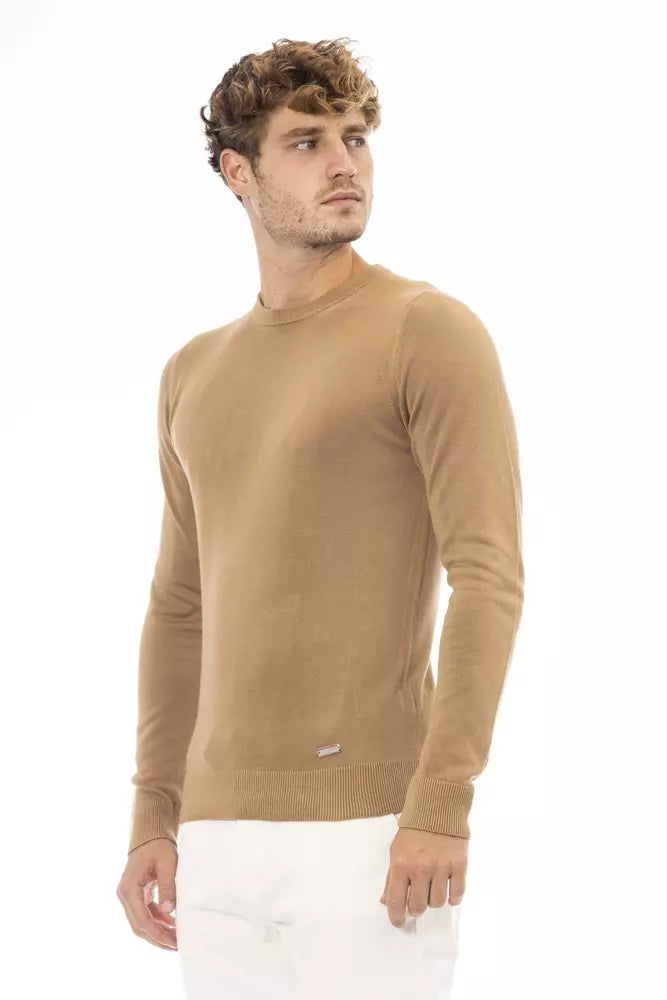 Baldinini Trend Beige Modal Men Men's Sweater