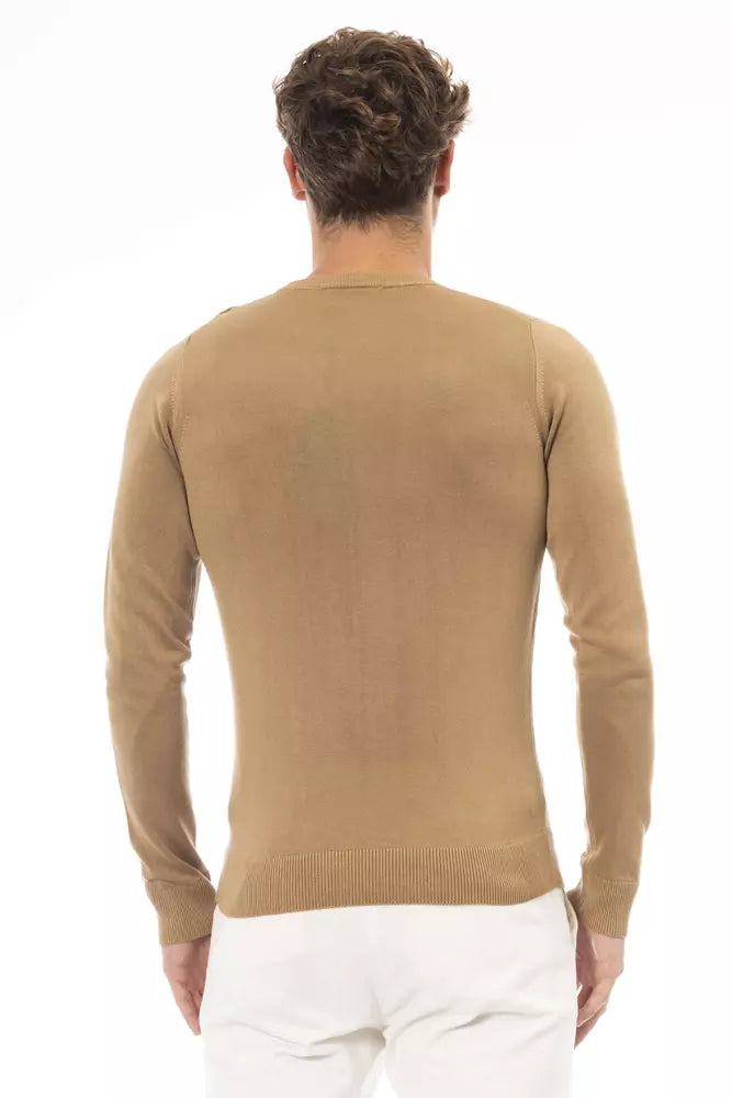 Baldinini Trend Beige Modal Men Men's Sweater