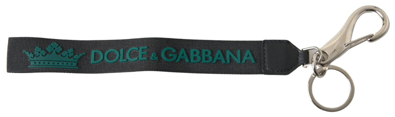 Dolce & Gabbana Chic Crown Rubber Logo Women's Keychain