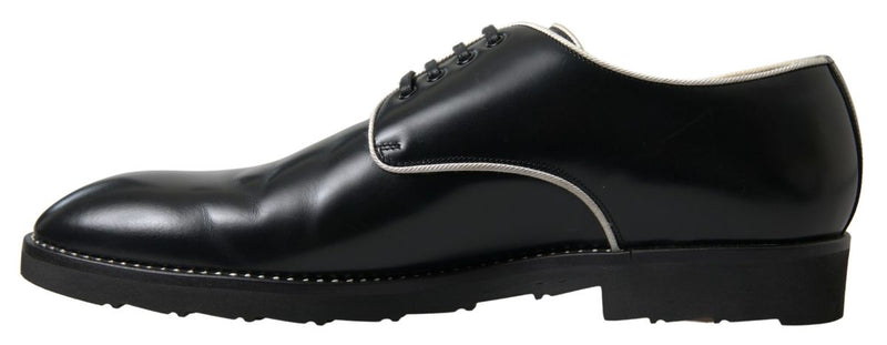 Dolce & Gabbana Elegant Black and White Formal Men's Men's Shoes