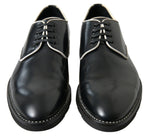 Dolce & Gabbana Elegant Black and White Formal Men's Men's Shoes