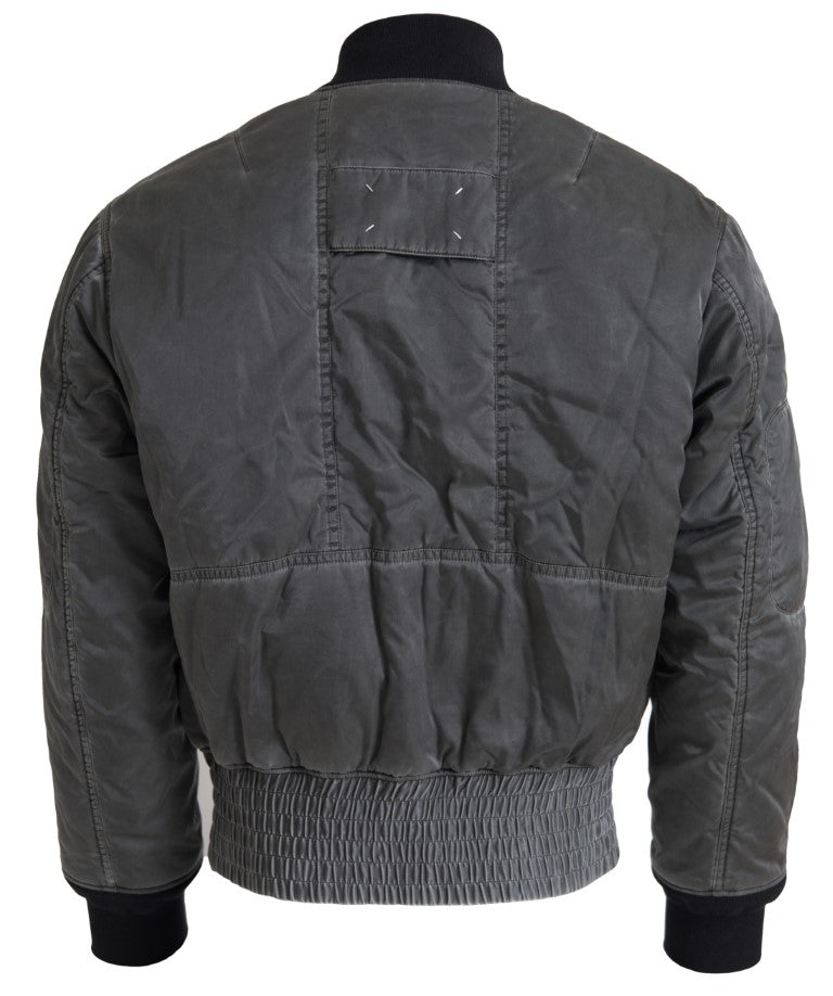 Maison margiela zipped bomber jacket hotsell