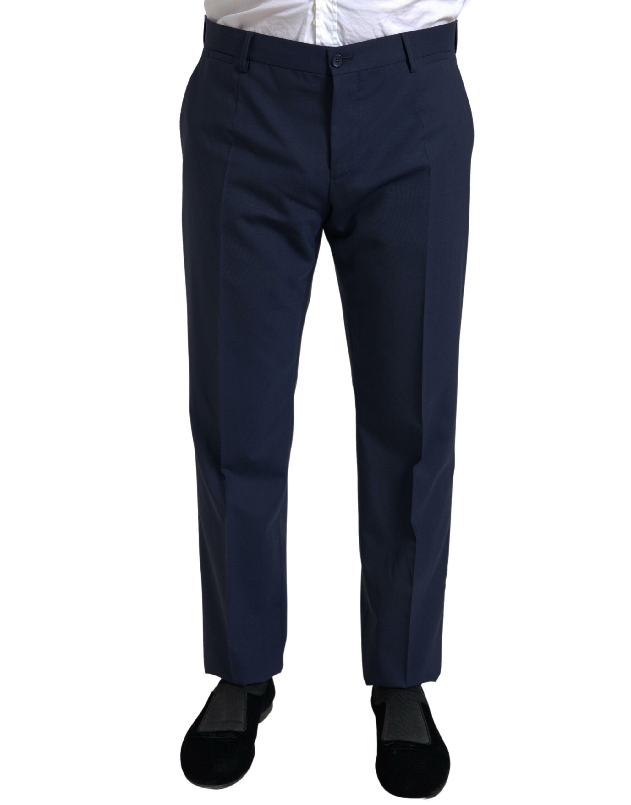 Dolce & Gabbana Elegant Blue Martini Slim Fit Two-Piece Men's Suit