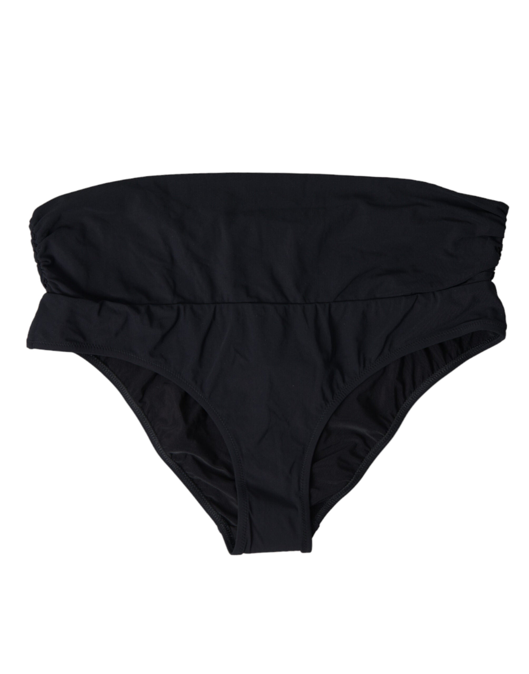 Dolce & Gabbana Elegant Black Bikini Bottom - Ultimate Beach Women's Elegance