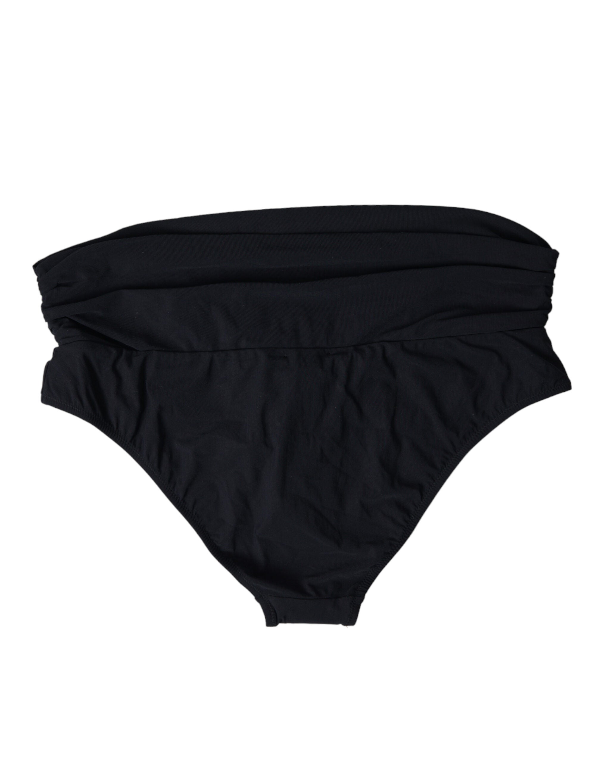 Dolce & Gabbana Elegant Black Bikini Bottom - Ultimate Beach Women's Elegance