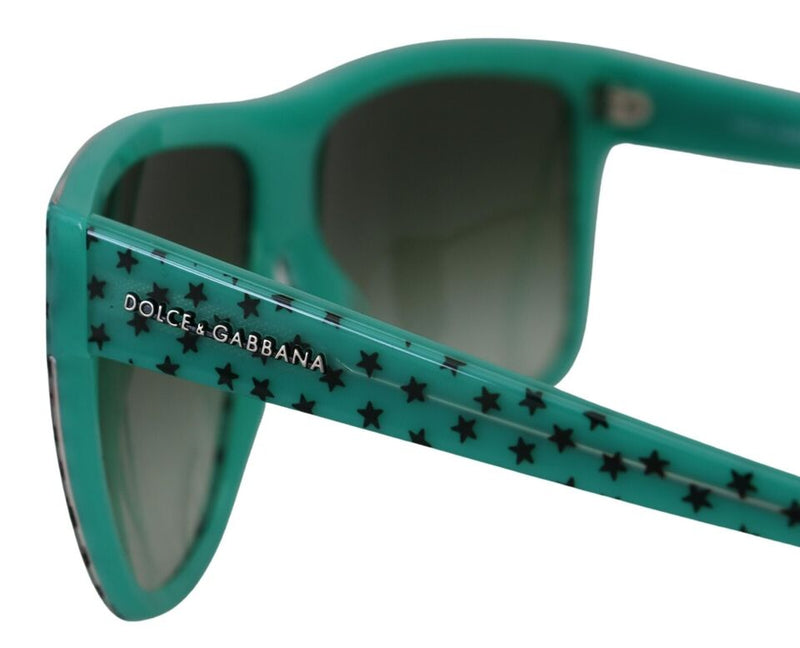 Dolce & Gabbana Chic Square Sunglasses with Star Women's Pattern