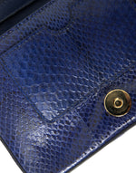 Dolce & Gabbana Exquisite Blue Mink Fur Shoulder Women's Bag