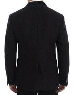 Dolce & Gabbana Bordeaux Alpaga Two-Button Blazer Men's Jacket